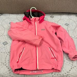 Amazing Helly Hansen girls rain/snow jacket sz 6/116 used